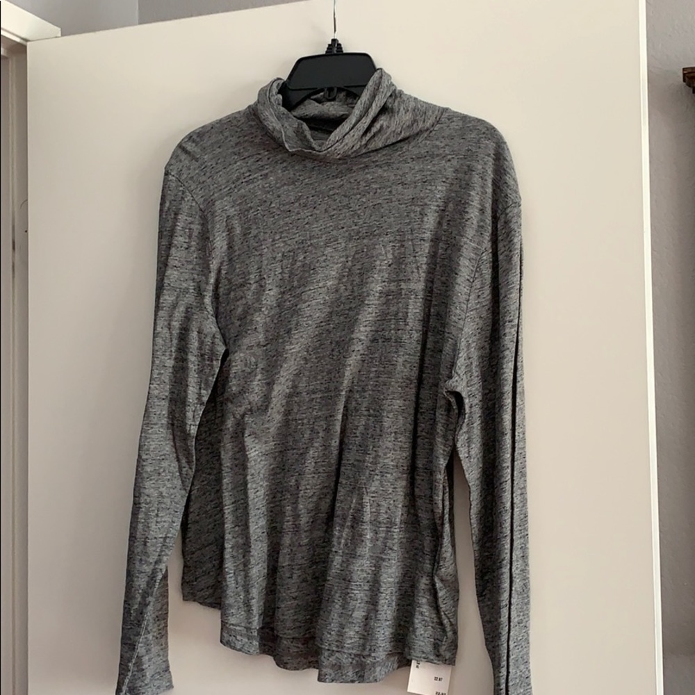 Grey lightweight turtleneck